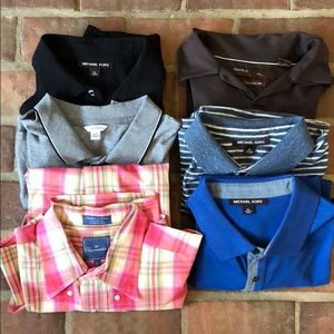 Various men’s shirts.